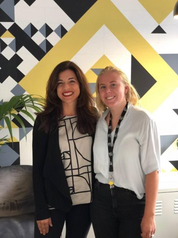 Sophie B. at her Internship