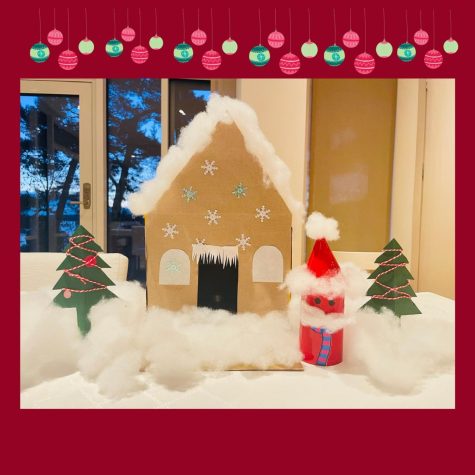 Santas House made from Recycled materials by Abdullah 1C