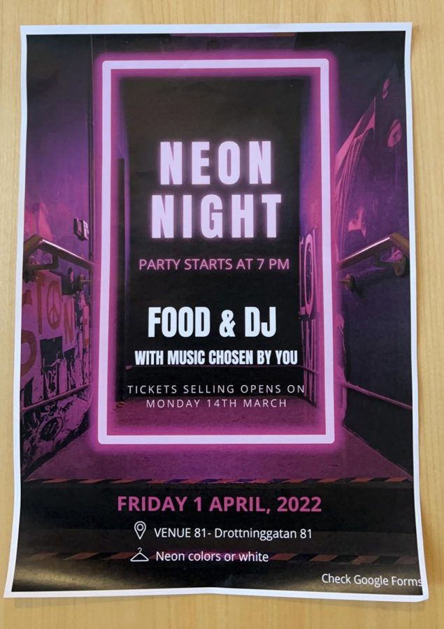 Get your tickets fast, for the Neon Dance!