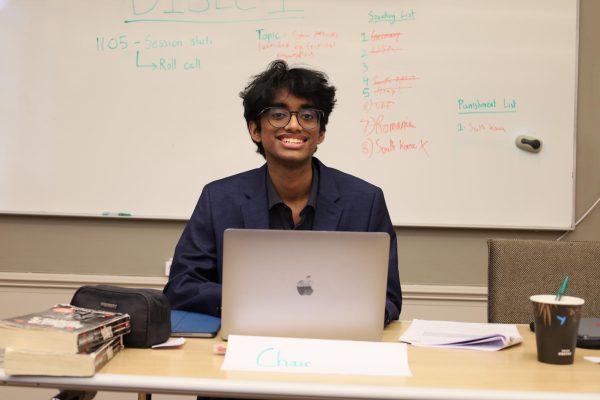 Varun G. co-chair of DISEC 1