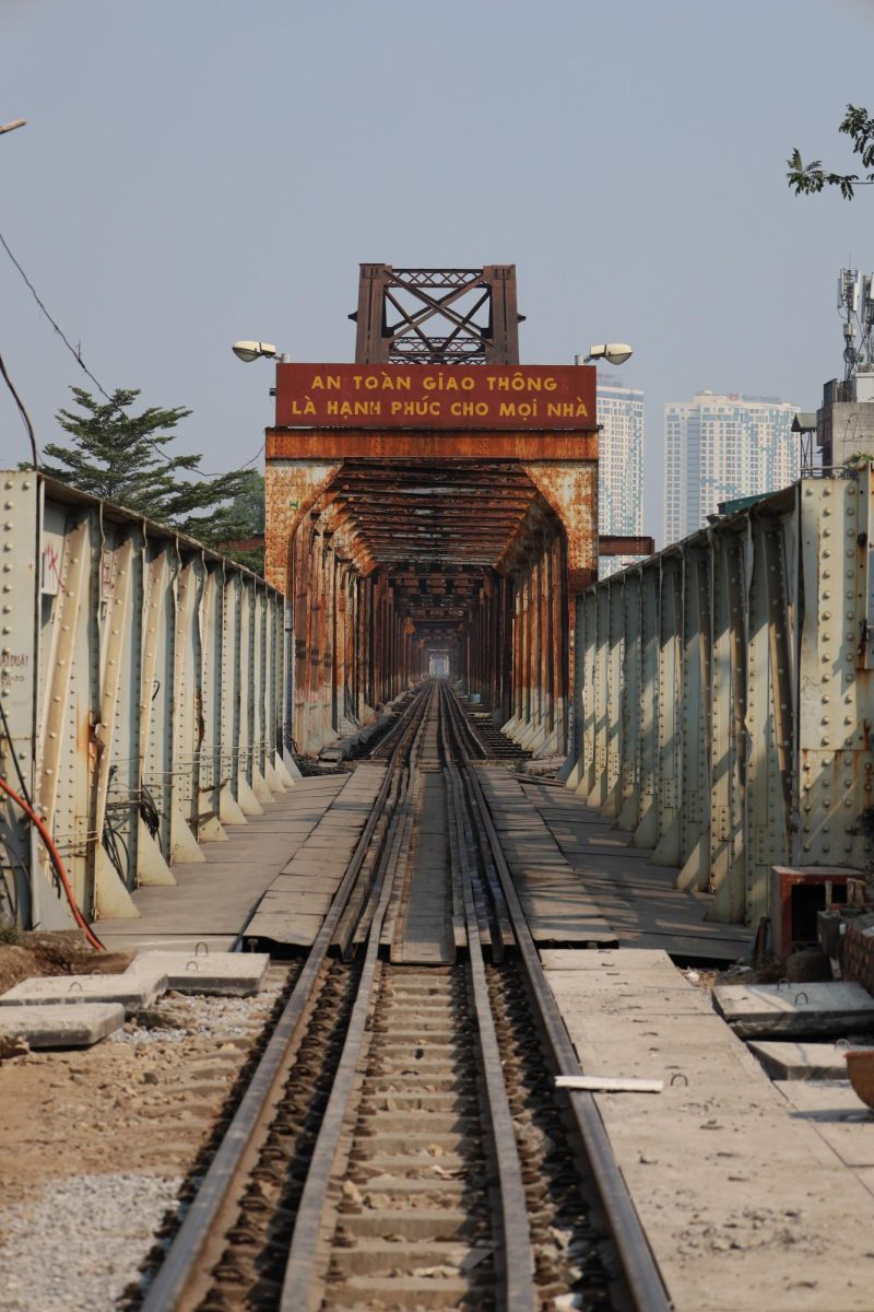 Man Railbridge in Hanoi