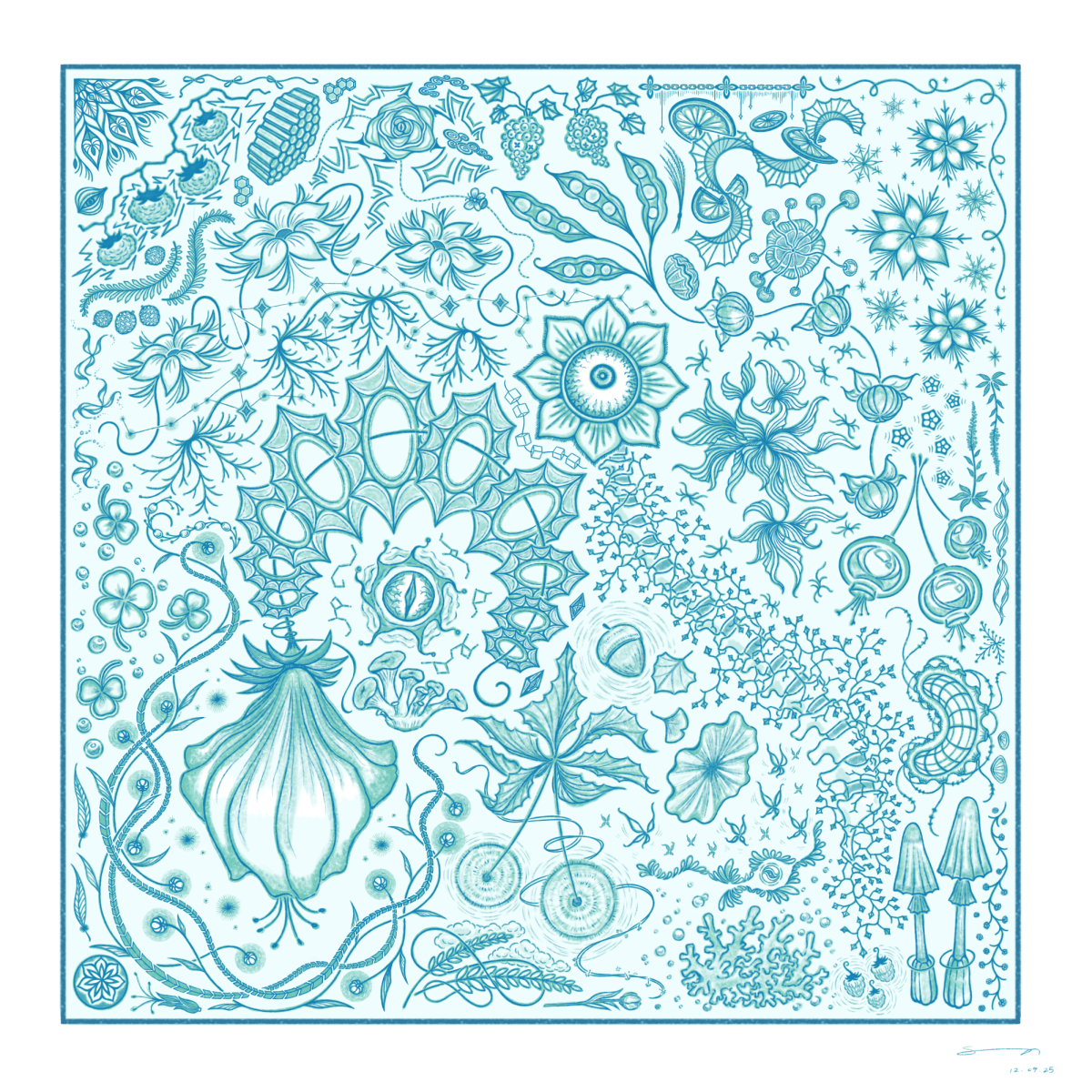 art inspired from claude monet’s garden_france